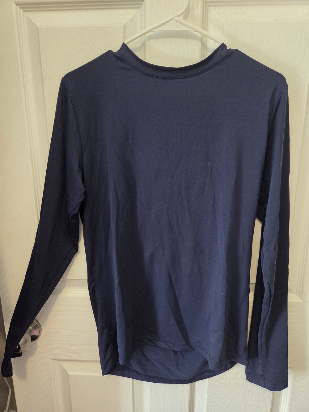 Weatherproof Men's Long Sleeve Crew Neck Shirt - Navy Blue